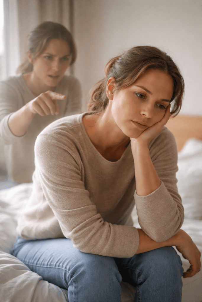 Leer omgaan met je innerlijke criticus en verbeter je zelfbeeld bij Luminous psychotherapie en psychologie. Gelegen in Urmond, nabij Stein, Elsloo, Geleen, Sittard, Heerlen en Roermond.
